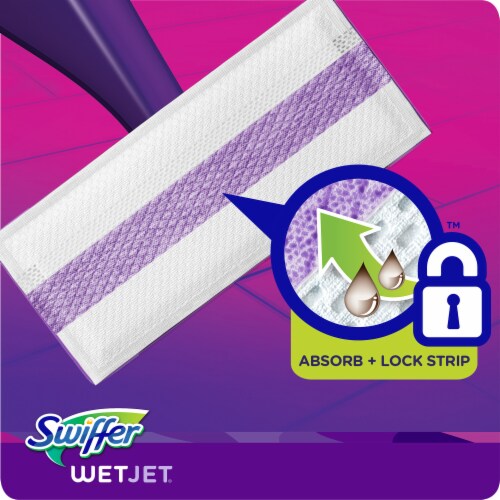 Swiffer WetJet Spray Mop Multi-Surface Mopping Pads Perspective: left