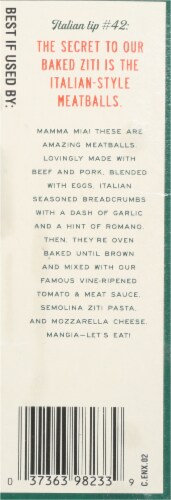 Michael Angelo's® Baked Ziti with Meatballs Frozen Meal Perspective: left