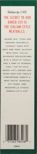 Michael Angelo's® Baked Ziti with Meatballs Family Size Frozen Meal Perspective: left