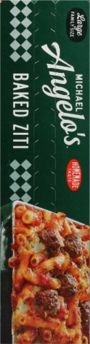 Michael Angelo's® Baked Ziti With Meatballs Family Size Frozen Meal Perspective: left
