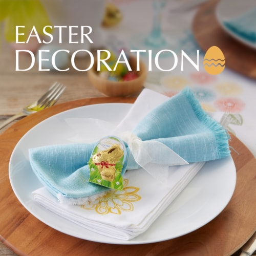 Lindt GOLD BUNNY Milk Chocolate Easter Candy Mini Bunny Pack Perspective: left