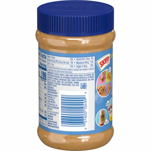 Skippy® Reduced Fat Super Chunk® Peanut Butter Spread Perspective: left