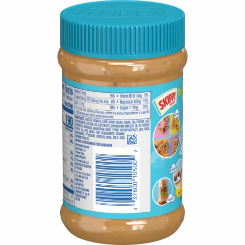 Skippy® Reduced Fat Creamy Peanut Butter Spread Perspective: left