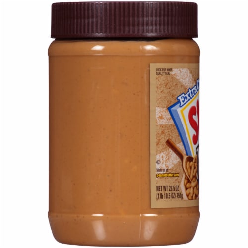 Skippy® Natural Super Chunk® Extra Crunchy Peanut Butter Spread Perspective: left
