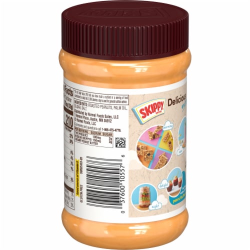 Skippy® Natural Creamy Peanut Butter Spread Perspective: left