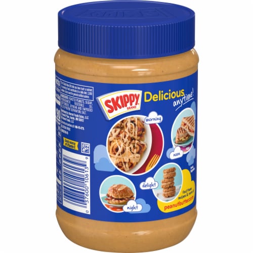 Skippy® Super Chunk® Extra Crunchy Peanut Butter Spread Perspective: left