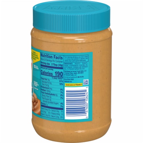 SKIPPY Creamy Peanut Butter Perspective: left