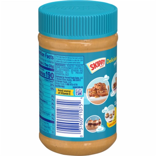 Skippy® Creamy Peanut Butter Spread Perspective: left