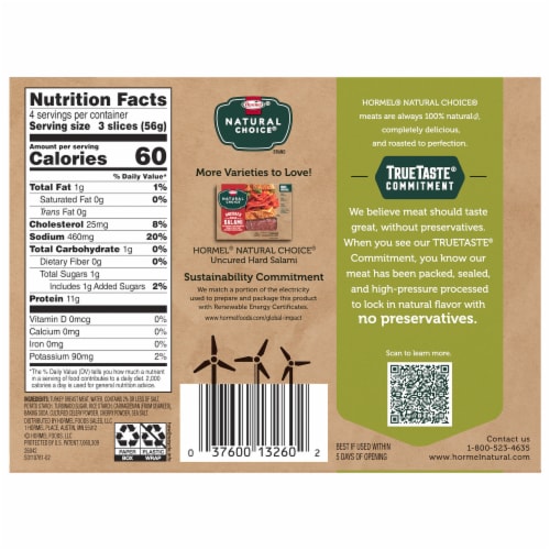 Hormel® Natural Choice® Oven Roasted Turkey Deli Meat Perspective: left
