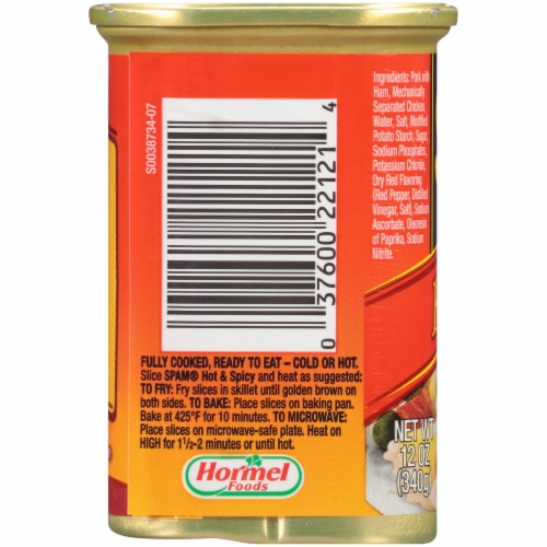 SPAM® Hot & Spicy Perspective: left