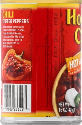 Hormel Hot Chili with Beans Perspective: left