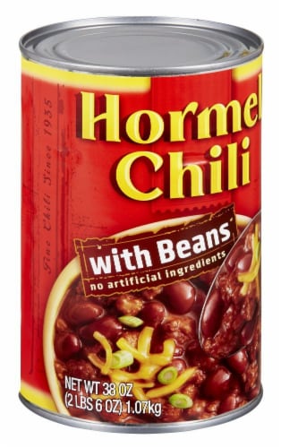 Hormel Chili With Beans Perspective: left