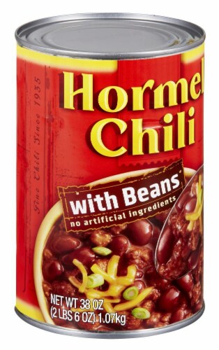 Hormel Chili With Beans Perspective: left