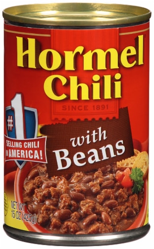 Hormel® Chili with Beans Case Lot Sale Perspective: left