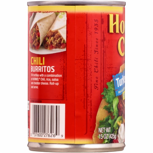 Hormel No Beans Turkey Chili Perspective: left