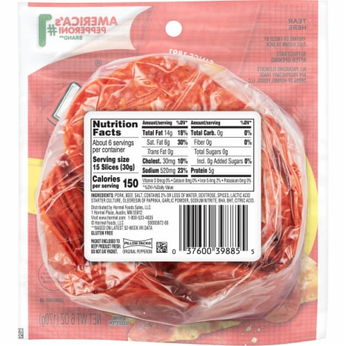 Hormel® Original Pepperoni Perspective: left