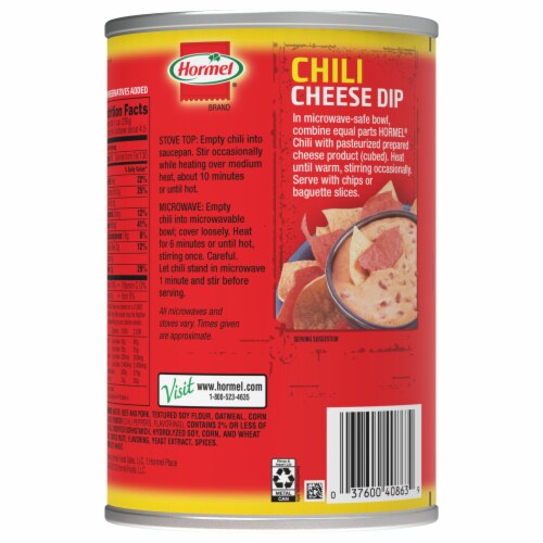 Hormel No Beans Chili Perspective: left