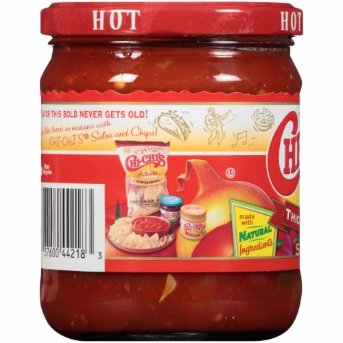 Chi-Chi's® Hot Thick & Chunky Salsa Perspective: left