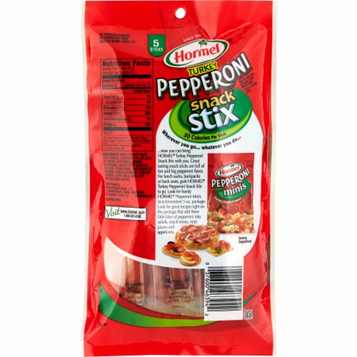 Hormel® Turkey Pepperoni Stix Perspective: left