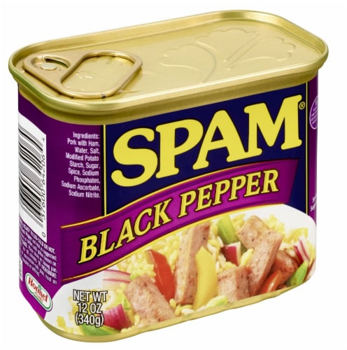 Spam Black Pepper Canned Meat 12 Oz Fred Meyer 