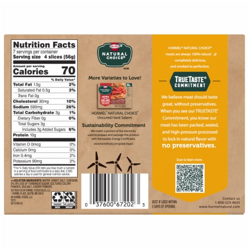 Hormel® Natural Choice® Honey Ham Deli Meat Perspective: left