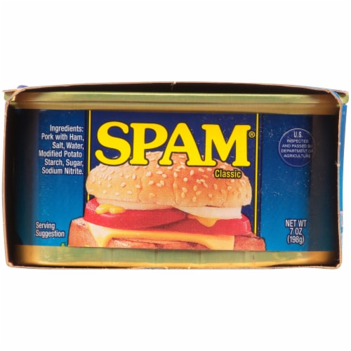 Spam® Classic Canned Meat Perspective: left