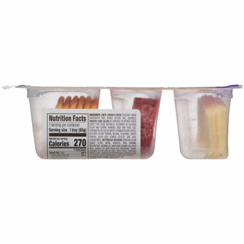 Hormel® Natural Choice™ Uncured Salami & Cheddar with Crackers Perspective: left