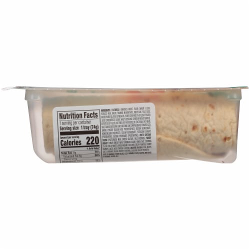 Hormel® Natural Choice™ Bacon Club Flatbread Wrap Perspective: left