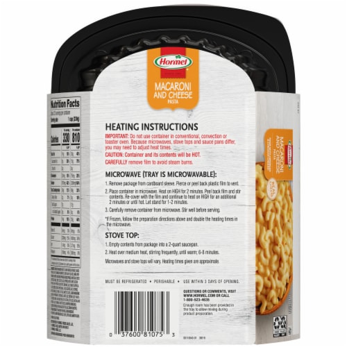 Hormel® Macaroni And Cheese Pasta Perspective: left