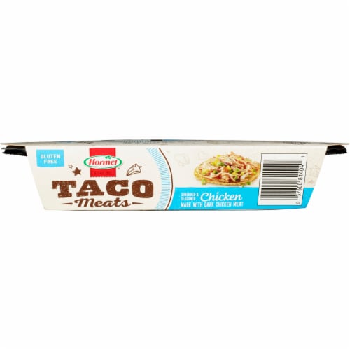 Hormel® Shredded & Seasoned Chicken Taco Meat Perspective: left