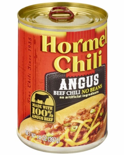Hormel® Angus Beef Chili with No Beans Perspective: left