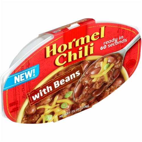 Hormel Chili with Beans Microwavable Tray Perspective: left