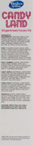 Hasbro Holiday Candy Land Gingerbread House Kit Perspective: left