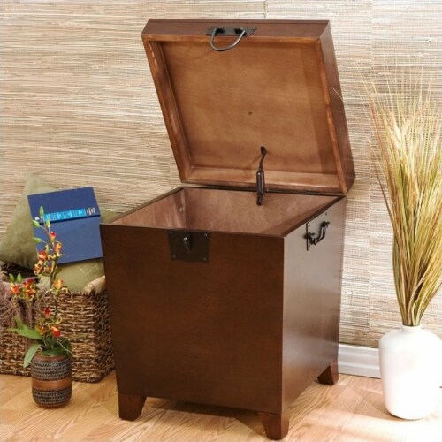 Square trunk clearance end table