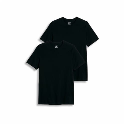 Jockey® Tall Man's Tee Shirt - Black Perspective: left