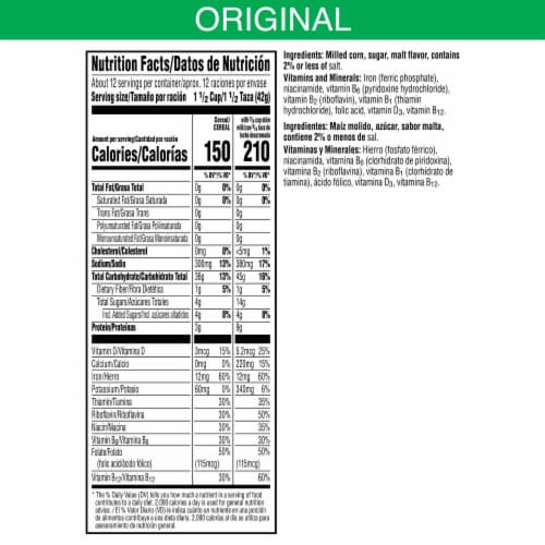 Kellogg's® Corn Flakes Family Size Cereal Perspective: left