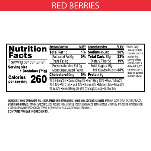 Kellogg's® Special K Red Berries Cereal Cup Perspective: left