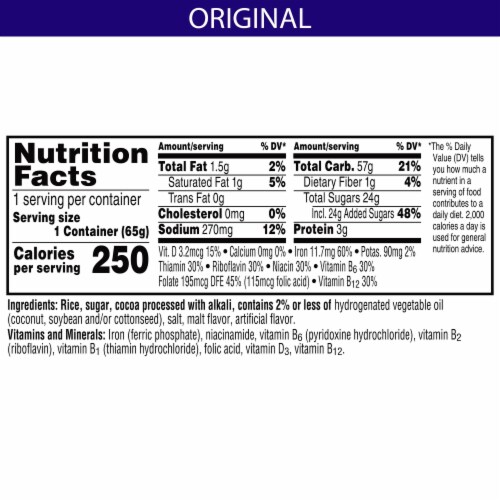 Kellogg's® Cocoa Krispies Cereal Cup Perspective: left