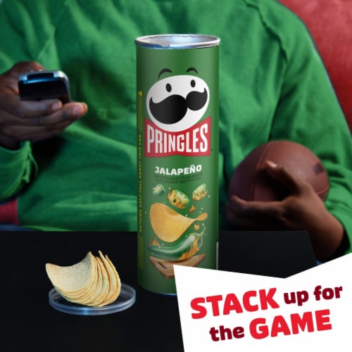 Pringles® Jalapeno Potato Crisps Chips Perspective: left