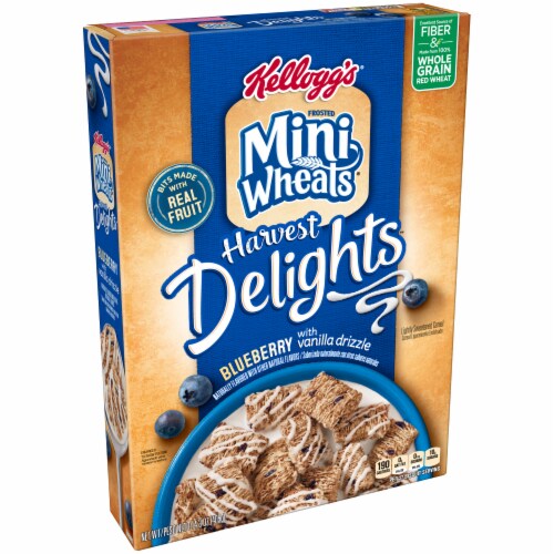 Mini-Wheats Harvest Delights Blueberry Vanilla Perspective: left