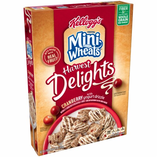 Kellogg's® Mini-Wheats® Harvest Delights™ Cranberry Yogurt Perspective: left