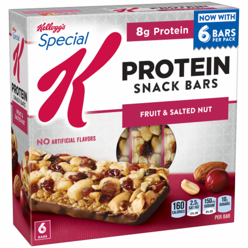 Kellogg's Special K Fruit & Nut Protein Trail Mix Granola Bars Perspective: left