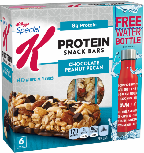 Kellogg's Special K Chocolate Peanut Pecan Protein Trail Mix Granola Bars Perspective: left