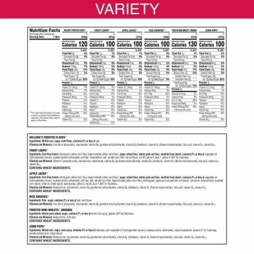 Kellogg's® Variety Pack Cereal Perspective: left