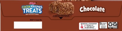Kellogg's® Cocoa Krispies™ Treats Crispy Chocolate Marshmallow Squares Perspective: left