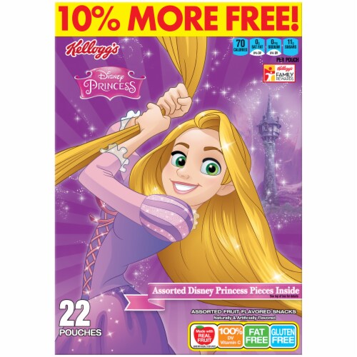Kellogg's Disney Princess Assorted Fruit Snacks Perspective: left