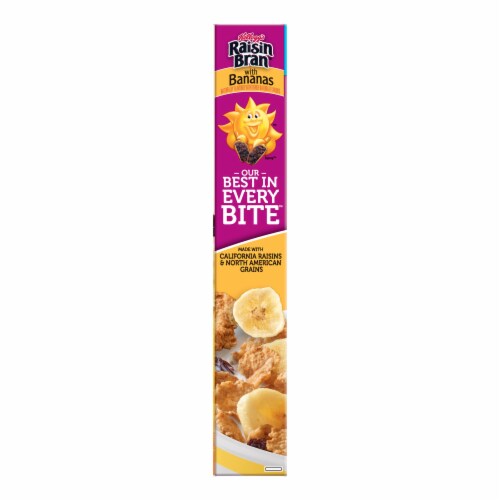 Kellogg's Raisin Bran® with Bananas Cereal Perspective: left