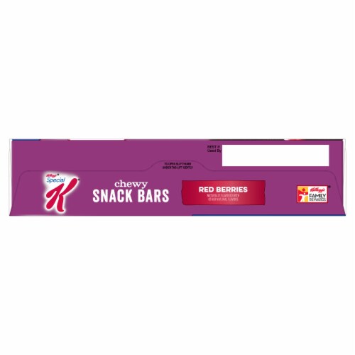 Kellogg's Special K Red Berries Chewy Snack Bars 12 Count Perspective: left