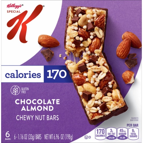 Kellogg's® Special K Chocolate Almond Chewy Nut Bars Perspective: left