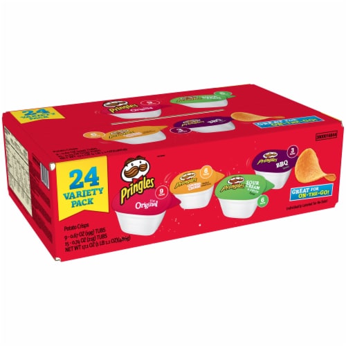 Pringles Snack Stacks Potato Crisps Variety Pack Perspective: left